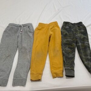 Cat & Jack sweatpants - Gray, Mustard, Camo